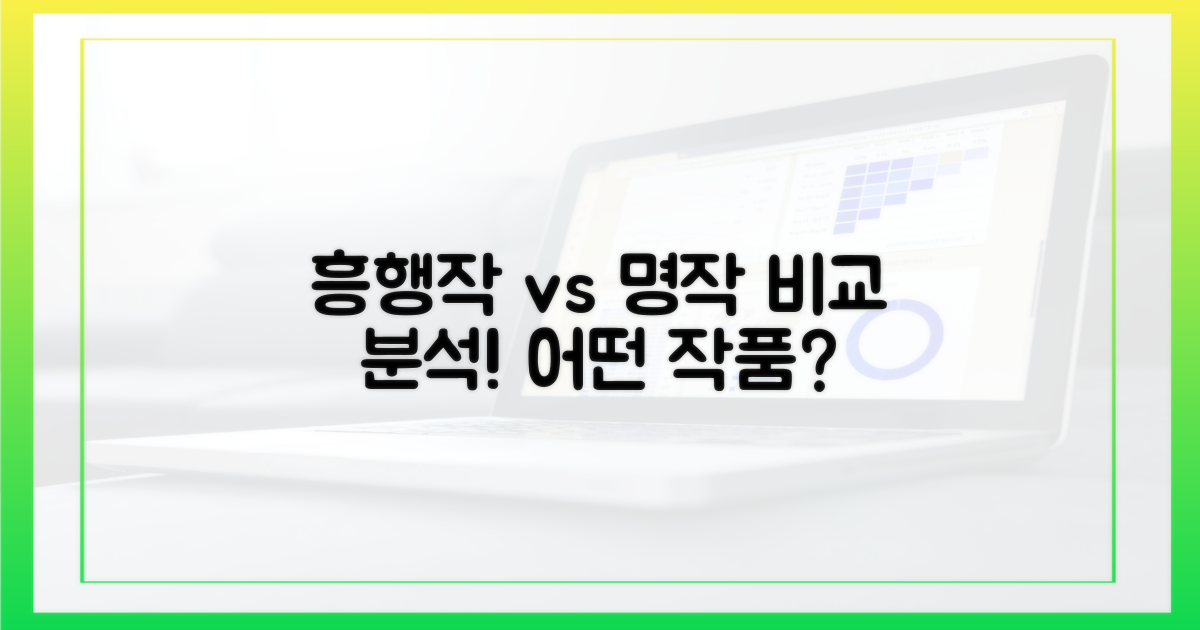 흥행작 vs 숨은 명작