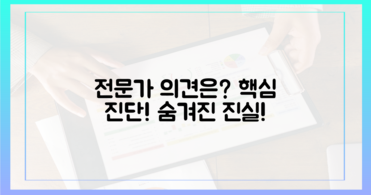 전문가들은 무엇이라 말하나?