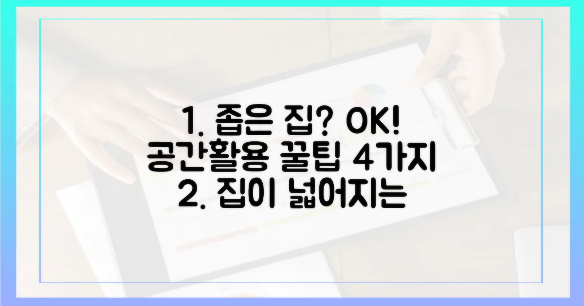 4가지 공간 활용 팁