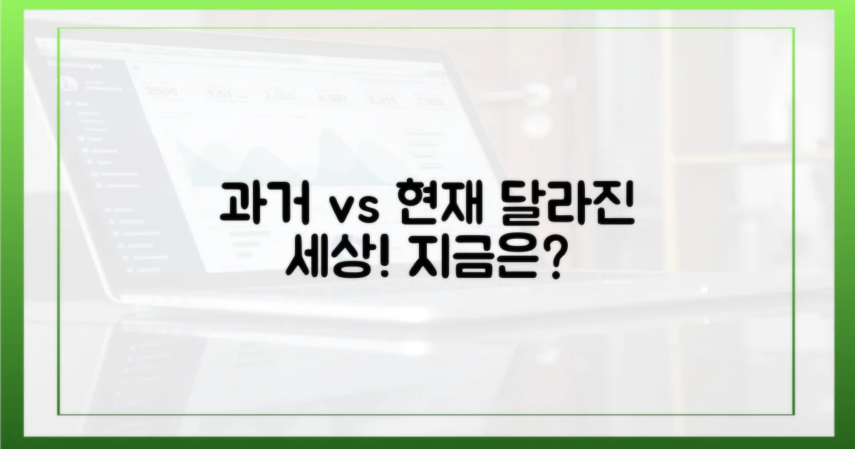 과거와 현재, 무엇이 달라졌나