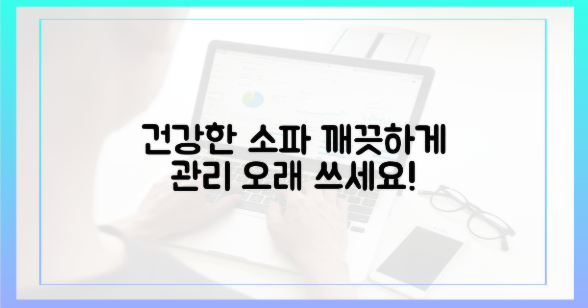 건강한 소파 관리