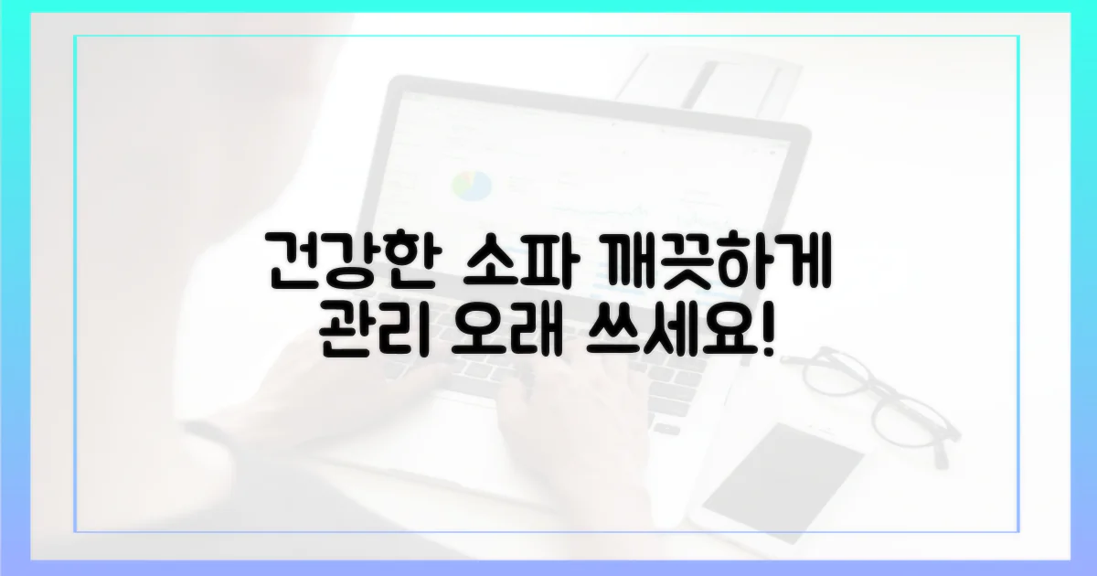 건강한 소파 관리