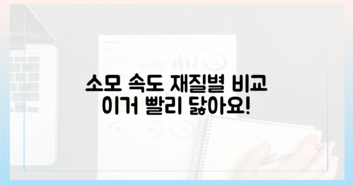 재질별 소모 속도