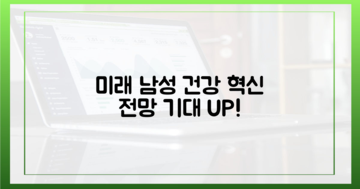 남성 건강 혁신, 미래 전망 기대