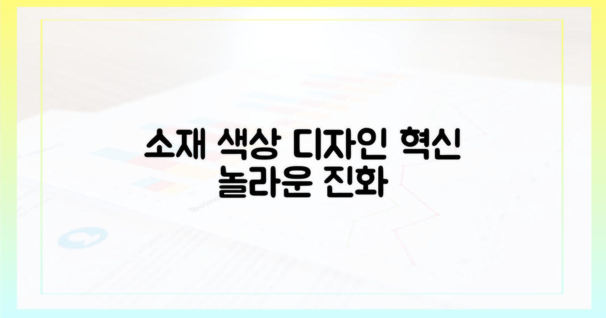 디자인 혁신: 소재와 색상의 진화