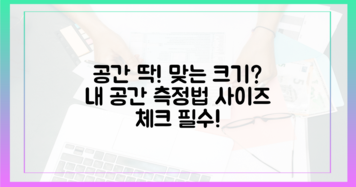 내 공간에 딱 맞는 크기일까?