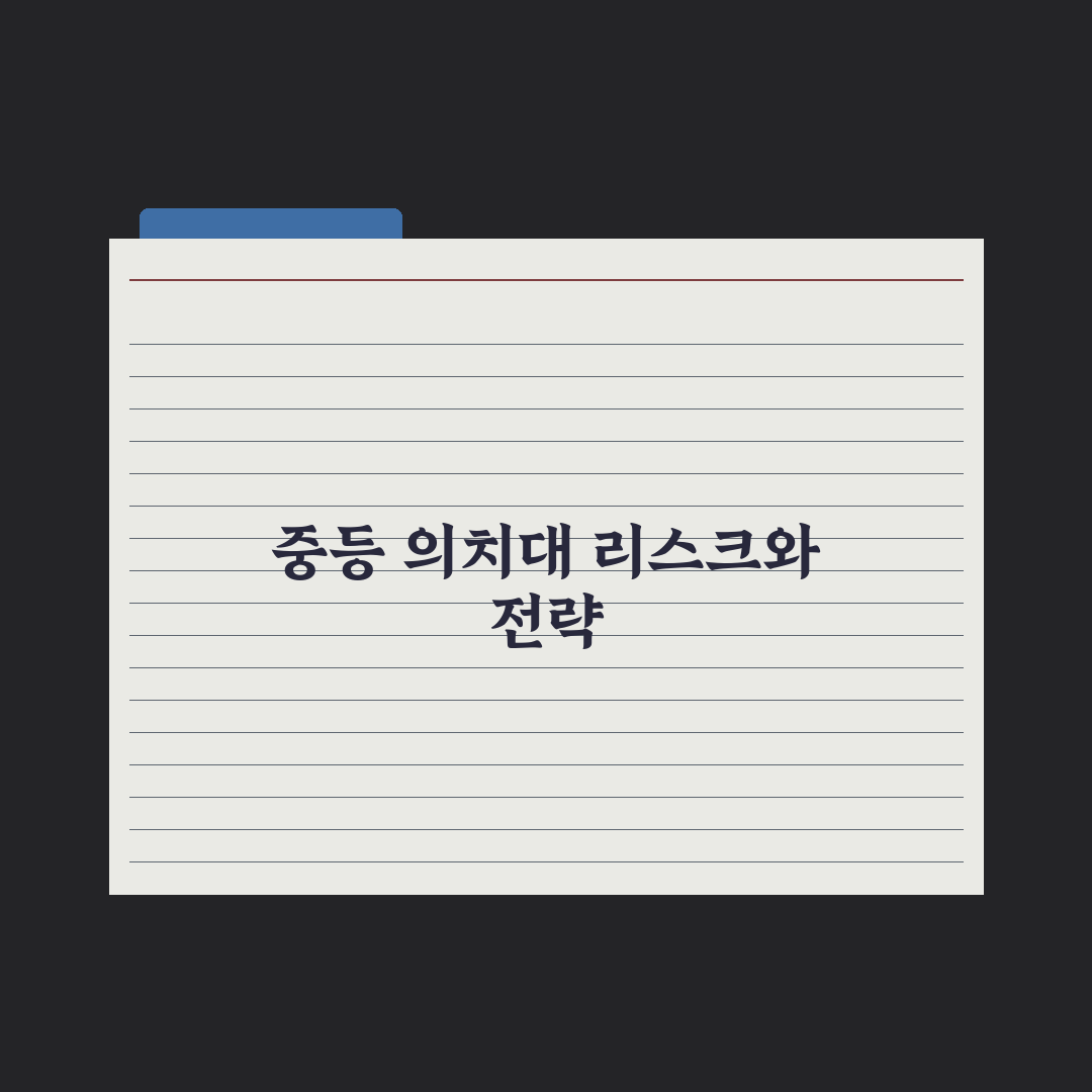 의대·치대 진학 로드맵 - 중등부터 시작 심층분석, 전문가의 5단계 전략
