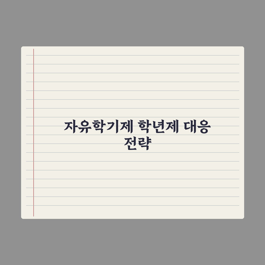 자유학기제 vs 자유학년제 차이 심층분석, 전문가가 정리한 5가지 핵심 가이드